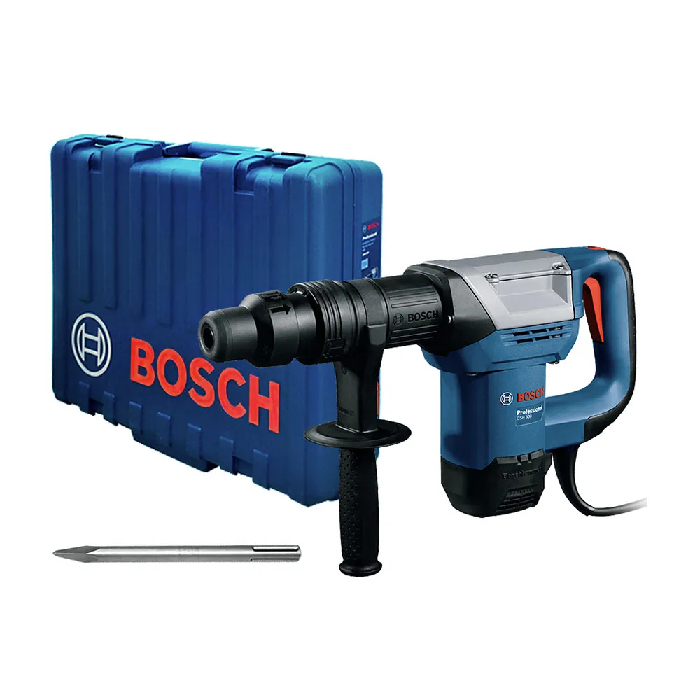 137075 Martillo demoledor Gsh 500 + Cincel + Maletín Bosch - Imagen 1