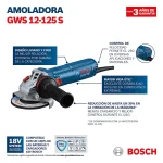 Amoladora Gws 12-125 S 1200w Bosch - Imagen 5