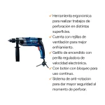 Taladro Percutor GSB 20-2RE 1/2" Bosch - Imagen 2