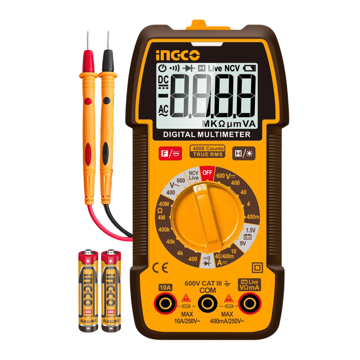 X_dm360029072 Multimetro digital 600V industrial Ingco - Imagen 1