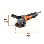 Amoladora Esmeril Angular Ergo Pro 4 ½" 850W Truper - Imagen 2