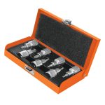 Juego de 7" dados de puntas torx encastre 1/2" Truper