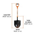 Lampa cuchara T-2000 puño "Y" Truper - Imagen 3