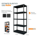 Estante Plastico 5 Repisas Truper - Imagen 7