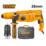 Rotomartillo SDS Plus 800w 2.5 Joules incluye adaptador Ingco - Imagen 3