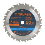 Disco para sierra circular 7 ¼" 20 dientes Truper - Imagen 4