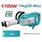 Martillo demoledor SDS HEX 1700w 50 Joules Total - Imagen 2