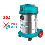 Aspiradora 30 litros 1400W industrial Total - Imagen 2